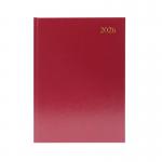 5 Star Desk Diary Day Per Page Appointment A4 Burgundy 2026 KFA41ABG26 KFA41ABG26