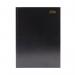 5 Star Desk Diary 2 Day Per Page A4 Black 2026 KFA42BK26 KFA42BK26