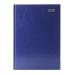 Desk Diary Blue A4 2 Days Per Page 2020 (Reference calender on each page) KFA42BU20