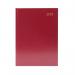 Desk Diary Day Per Page A5 Burgundy 2024 KFA51BG24 KFA51BG24