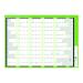Q-Connect Academic Planner Mounted 855 x 610mm 2021-2022 KFAYPM21