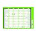 Q-Connect Compact Year Planner Unmounted 590 x 420mm 2020 KFCYP20