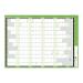 Q-Connect Fiscal Planner Mounted 855 x 610mm 2020-2021 KFFPM20