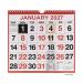 Unbranded Wirebound Month To View Calendar 249x231mm 2027 KFYC2227 KFYC2227