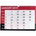 Wirebound Monthly Calendar A3 2019 KFYC2319