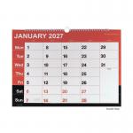Unbranded Wirebound Month To View Calendar A3 2027 KFYC2327 KFYC2327