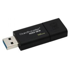 Cheap Stationery Supply of Kingston Black DataTraveler 100 G3 16GB USB 3.0 Flash Drive DT100G3/16GB Office Statationery