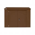 Safestor Richmond Metal Garden Shed Clay Brown SFSC016-317 KNT00026