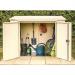 Safestor Richmond Metal Garden Shed Ivory SFSC016-316 KNT00027
