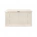 Safestor Ripon Lift-Up Lid Metal Garden Shed Ivory SFSC004-316 KNT00028
