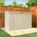Safestor Ripon Lift-Up Lid Metal Garden Shed Ivory SFSC004-316 KNT00028