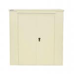 Safestor Harrogate Metal Garden Potting Shed Ivory SFSC017-316 KNT00029