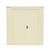 Safestor Harrogate Metal Garden Potting Shed Ivory SFSC017-316 KNT00029