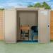 Safestor Harrogate Metal Garden Potting Shed Ivory SFSC017-316 KNT00029