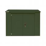 Safestor Richmond Metal Garden Shed Fir Green SFSC016-318 KNT00032