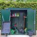 Safestor Harrogate Metal Garden Potting Shed Fir Green SFSC017-318 KNT00039