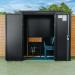 Safestor Harrogate Metal Garden Potting Shed Dark Grey SFSC017-315 KNT00041