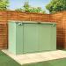 Safestor Ripon Lift-Up Lid Metal Garden Shed Lakeland Light Green SFSC004-319 KNT00046
