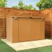 Safestor Ripon Lift-Up Lid Metal Garden Shed Clay Brown SFSC004-317 KNT00047