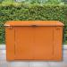 Safestor Ripon Lift-Up Lid Metal Garden Shed Clay Brown SFSC004-317 KNT00047