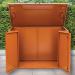 Safestor Ripon Lift-Up Lid Metal Garden Shed Clay Brown SFSC004-317 KNT00047