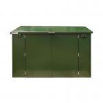 Safestor Ripon Lift-Up Lid Metal Garden Shed Fir Green SFSC004-318 KNT00048