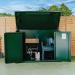Safestor Ripon Lift-Up Lid Metal Garden Shed Fir Green SFSC004-318 KNT00048