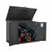 Safestor Ripon Lift-Up Lid Metal Garden Shed Dark Grey SFSC004-315 KNT00049
