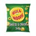Hula Hoops Cheese and Onion Crisps 34g Pack of 32 09077 KP12548