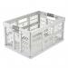 Keeeper Ultra Tough Ben Folding Crate 45 Litre Silver 10297 KPR12166