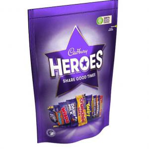 Image of Cadbury Heroes Assorted Chocolates Pouch 300g 4306015 KS38466