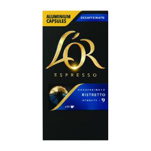 LOr Nespresso Decaff Ristretto Capsule Pack of 10 4028615 KS39747