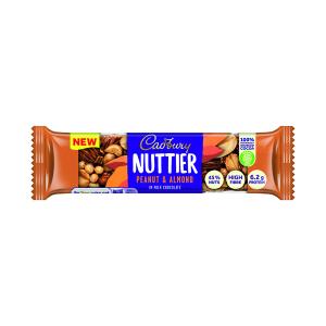 Image of Cadbury Nuttier PeanutAlmond Chocolate 40g Pack of 15 4260510 KS42449