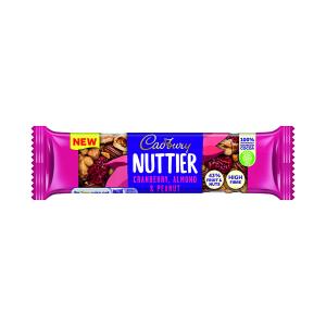 Image of Cadbury Nuttier CranberryAlmond Chocolate 40g Pack of 15 4260511