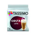 Tassimo Costa Latte Coffee 239.2g Capsules (5 Packs of 8) 4051474 KS43509