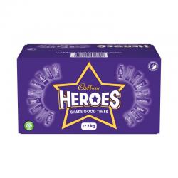 Cadbury Heroes Chocolates Bulk Share Box 2kg 4263470 KS45232