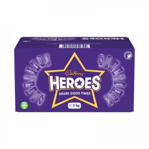 Cadbury Heroes Chocolates Bulk Share Box 2kg 4263470 KS45232