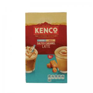 Kenco IcedHot Salted Caramel Latte Sachets 20.3g Pack of 8 FOKEN030