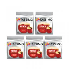 Tassimo Kenco Americano Smooth Coffee 128g 16 Pods x5 Packs (Pack of 80) 4031526 KS50086