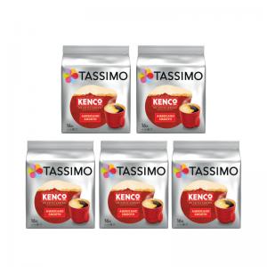 Tassimo Kenco Americano Smooth Coffee 128g 16 Pods x5 Packs Pack of 80