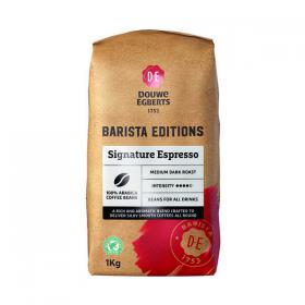 Douwe Egberts Barista Edition Signature Espresso Coffee Beans 1kg 4070189 KS86973