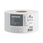 Katrin Gigant Toilet Roll 2-Ply 60mm Core Refill (Pack of 12) 62080 KZ06208