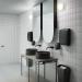 Katrin Folded Hand Towel M Dispenser Black 77434 KZ07743