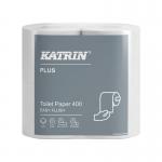 Katrin Plus Toilet Roll Easy Flush 2-Ply 400 Sheet White (Pack of 20) 82506 KZ08250