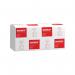 Katrin Zig Zag Hand Towels 1-Ply White (Pack of 5000) 100669 KZ10066