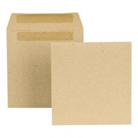 New Guardian Envelopes FSC Wage Pocket Self Seal Med Weight 80gsm 108x102mm Plain Manilla [Pack 1000] L20219