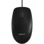 Logitech B100 Optical Mouse USB 800dpi Black 910-003357 LC01489