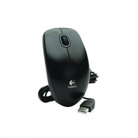 Logitech B100 Optical Mouse USB 800dpi Black 910-003357 LC01489