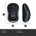 Logitech M185 Wireless Optical Mouse Ambidextrous Grey 910-002238 LC02728