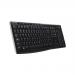 Logitech K270 Wireless Keyboard UK Layout Black 920-003745 LC03291